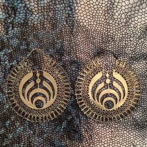 Silver Bassnectar Earrings